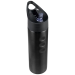 Botella deportiva de acero con boquilla y diseño ergonómico 750ml Fit color negro