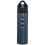 Botella deportiva de acero con boquilla y diseño ergonómico 750ml Fit color titanio segunda vista frontal
