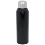 Bidón de acero inoxidable de gran volumen y tapa de rosca 820ml Office color negro