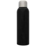 Bidón de acero inoxidable de gran volumen y tapa de rosca 820ml Office color negro segunda vista frontal