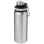 Bidones deportivos de acero con asa y boquilla 590ml Avenue Sport color plateado segunda vista