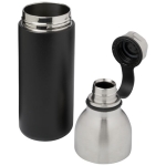 Botella elegante personalizada de acero bicolor 590ml Avenue Iconic color negro tercera vista