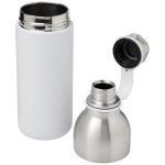 Botella elegante personalizada de acero bicolor 590ml Avenue Iconic color blanco tercera vista
