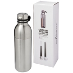 Botella elegante personalizada de acero bicolor 590ml Avenue Iconic color plateado
