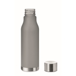 Botellas personalizadas recicladas con acabado traslúcido 600ml Iceberg RPET color gris transparente segunda vista