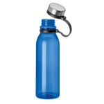 Botella con logo grande de material reciclado a color 780ml color azul real cuarta vista