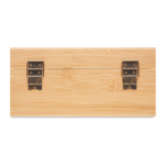 Set con 2 vasos de whisky de lujo personalizable en estuche Deluxe color madera octava vista