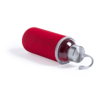 Botellas de cristal personalizadas con funda 420ml Crystal Colorful color rojo tercera vista