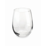 Vasos de cristal personalizados de 420ml con caja Reusable color transparente