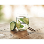 Vasos de cristal personalizados de 420ml con caja Reusable color transparente segunda vista bodegón 2