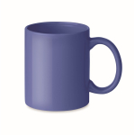 Taza barata publicitaria de cerámica a color 300ml Basic Colors color azul real