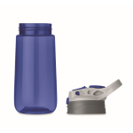 Botella de plástico sin BPA con boquilla para niños 450ml color azul septima vista