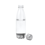 Botella deportiva de tritán con detalles de acero 700ml UrbanStyle XL color transparente tercera vista
