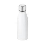 Botellas de agua personalizadas de acabado brillo 500ml City color blanco