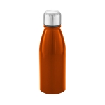 Botellas de agua personalizadas de acabado brillo 500ml City color naranja