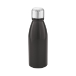 Botellas de agua personalizadas de acabado brillo 500ml City color titanio