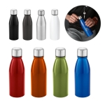 Botellas de agua personalizadas de acabado brillo 500ml City varios colores