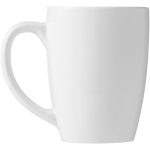 Taza de cerámica blanca con diseño a la moda 350ml Crescent Plus Economy color blanco vista trasera