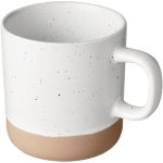 Taza personalizada de cerámica de fondo sin esmaltar 360ml Design color blanco segunda vista frontal