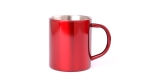 Tazas metálicas personalizadas brillantes de 280ml Metallic Colors color rojo segunda vista
