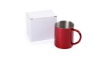 Tazas metálicas personalizadas brillantes de 280ml Metallic Colors color rojo sexta vista