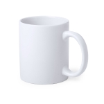 Tazas blancas mate con impresión a todo color de 350ml Sublim Matt color blanco primera vista