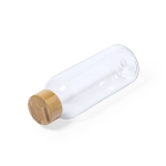 Botellas personalizadas hechas de plástico reciclado 650ml RPET Nature color transparente tercera vista