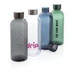 Bidones de plástico elegantes BPA free para propaganda 620ml Resistant color verde oscuro vista varios con logo
