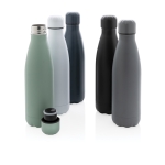 Botellas termo personalizadas de acero 500ml Lifestyle Premium color verde menta vista general