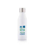 Botella corporativa de acero inoxidable con esterilizador UV-C 500ml vista de impresión