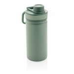 Botella deportiva con función termo y acabado mate 550ml Power color verde menta
