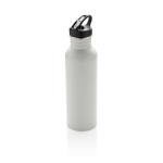 Botella personalizada de acero con boquilla 710ml Adventure color blanco