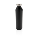 Botellas térmicas grabadas o impresas con tapa antigoteo 600ml Crew color negro