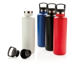 Botella con tapa para infusión y apertura para cubitos 600ml Partner color negro vista general