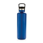Botella con tapa para infusión y apertura para cubitos 600ml Partner color azul