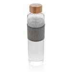 Botellas de agua de cristal personalizadas 750ml Crystal Sleeve color transparente