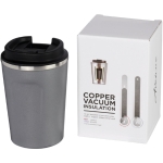 Vasos termo personalizados de acero duraderos 360ml Avenue Pro color gris