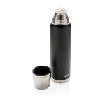 Termo corporativo grande con cubierta antidesgaste 1L Swiss Peak Large color negro segunda vista