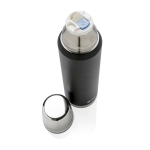 Termo corporativo grande con cubierta antidesgaste 1L Swiss Peak Large color negro quinta vista