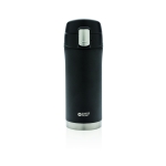 Termos impresos pequeños de acero inoxidable 300ml Swiss Peak Mini color negro segunda vista