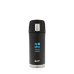 Termos impresos pequeños de acero inoxidable 300ml Swiss Peak Mini vista de impresión