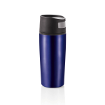 Vasos termo impresos con apertura  de un toque 300ml Original color azul oscuro