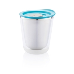 Tazas termo personalizadas compactas acero inoxidable 227ml Essential color azul claro