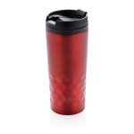 Taza con función termo y forma geométrica 300ml Trilliant Colors color rojo
