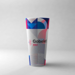 Vaso de plástico resistente, reutilizable y traslúcido de 400ml Social color translúcido