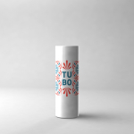 Vaso de tubo personalizado resistente de 230ml Tube color blanco
