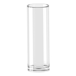 Vasos impresos de tubo de plástico muy resistente 230 ml Large color transparente