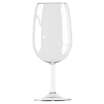Copa de vino de tritán reutilizable y 225ml Wine color transparente