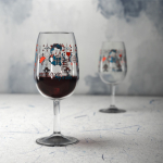 Copa de vino de tritán reutilizable y 225ml Wine color transparente