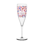 Copa para champán de tritán reutilizable y 160ml Champagne color transparente